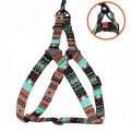 Шлея BronzeDog Tribal для собак, нейлон, принт ацтеки, 40-53 см