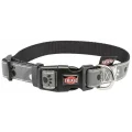 Нашийник Trixie Silver Reflect XS-S світловідбиваючий, 22-35 см х 15 мм, чорно-сірий