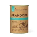 Вологий корм Grandorf Buffalo &amp; Turkey для дорослих собак, з м'ясом буйвола та індичкою, 400 г
