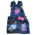 Котонові комбез Monkey Daze Barbie Denim Overall Dress для собак, розмір XS, синій