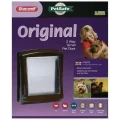 Дверцята PetSafe Staywell Original для котів і собак середніх порід до 18 кг, коричневі, 352х294 мм