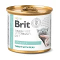 Вологий корм Brit VD GF Struvite для котів, при захворюваннях сечовивідних шляхів, індичка і горох, 200 г