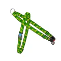 Шлея з ручкою Waudog Nylon для собак, з QR паспортом, малюнок Авокадо, розмір S, 15 мм, 40-55/45-60 см