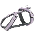 Шлея Trixie Premium Trekking Harness для собак, 36-44 см, 15 мм, розмір S, бузковий-графіт