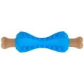 Іграшка-кістка для собак BronzeDog Smart, мотиваційна, синій, 12×5 см