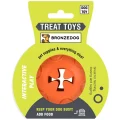 Іграшка-м'яч для собак BronzeDog Smart Ball IQ, мотиваційний, помаранчевий, 7×9 см