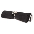 Двосторонній хутряний килим Ferplast Nanna 85 Soft Blanket Black для собак і котів, чорний, 65×50 см