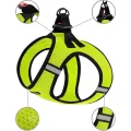 Шлея BronzeDog Mesh Vest для собак, сітчастий нейлон, лимонний, 26-29 см