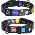 Нашийник Waudog Nylon з малюнком "NASA" ширина 20 мм, довжина 24-40 см
