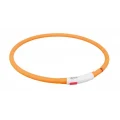 Нашийник Trixie Flash Light USB розмір XS-XL, що світиться, помаранчевий, 10 мм, 70 см