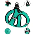 Шлея BronzeDog Mesh Vest для собак, сітчастий нейлон, ментоловий, 24-26 см