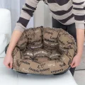 Подушка до лежанки Ferplast Spare Sofa Cushion 10 для котів і собак, з принтом, 84×60 см