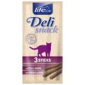 Ласощі LifeCat DeliSnack Sticks Chicken And Duck для котів від 4 місяців, з куркою та качкою, 15 г