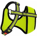Шлея BronzeDog Mesh для собак дрібних порід, сітчастий нейлон, лимонний, 35-38 см