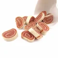 Ласощі "Селянські Смаколики" для собак, роли з куркою та тріскою, 3.5–4 см, 500 г