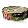 Вологий корм для кошенят Savory, з індичкою, 100 г