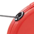 Поводок-рулетка для собак до 25 кг Ferplast Amigo Easy M Cord Rosso cо шнуром, червоний, 5 м