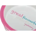 Миска Trixie Ceramic Bowl для котів, діаметр 12 см, 300 мл, рожева/світло-сіра