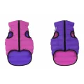 Двостороння куртка AiryVest XS30 для собак, рожево-фіолетова