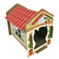 Кігтеточка-будиночок Croci Villa для котів, гофрований картон, 42×35×50 см