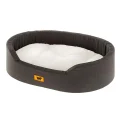 Лежак Ferplast Dandy F 65 для собак і котів, з штучним хутром, 65×46×17 см
