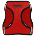 Шлея BronzeDog Mesh Vest для собак, сітчастий нейлон, червоний, 42-47 см