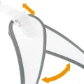 Ferplast Agila 6 Harness White ергономічна шлейки для собак з системою мікрорегулюванням, 57x65 см