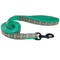 Повідець Coastal Ribbon Weave Leash для собак, темно-бірюзовий з кісточками, 160-180 см