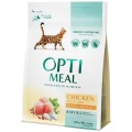 Сухий корм Optimeal для дорослих котів, з куркою, 200 г