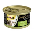 Вологий корм GimCat Shiny Cat для котів, курка і папайя, 70 г