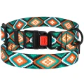 Нашийник BronzeDog Urban, для собак, нейлоновий, фастекс пластиковий, принт ромби, 30-40×2 см