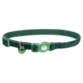Безпечний нашийник Coastal Fashion Safe Cat для котів, зелений, 1×30 см