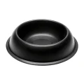 Ferplast Mira KC 76 Bowl Black металева пофарбована миска для собак і кішок, чорна, 25,5 см