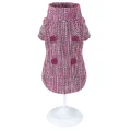 Куртка Croci Pinky Tweed для собак, зима, рожевий, L, 30 см