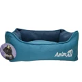 Лежанка AnimAll Gama S Aqua для собак і котів, бірюзова, 45×35×16 см
