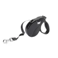 Поводок-рулетка Ferplast Amigo Mini Tape Black для собак c стрічкою, чорний, 12x3x10 см