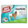 Гігієнічні підгузники для тварин Simple Solution Disposable Diapers X- Large, 12 шт
