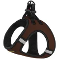 Шлея BronzeDog Sport Vest для собак з нейлону, неопрену і 3D сітки, коричневий, 43-53 см