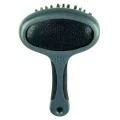 Щітка двостороння Tatrapet Dog Salon для собак силіконова, 3×18 см
