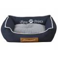 Лежак Animall Nena для собак и котів, з ручкою-мотузкою, розмір M, 52×41×16 см, блакитний