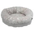 Лежак Trixie Feather Bed для собак, принт срібне перо, сірий, 50 см