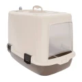 Туалет закритий Irak Plast для котів, коричнево-бежевий, 60×38.5×40.5 см