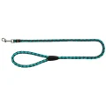 Повідець Trixie Cavo Lead для собак, плетений, круглий, розмір L-XL, 1 м/18 мм, океан/графіт