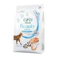Сухий корм Optimeal Beauty Podium для котів, догляд за шерстю та зубами, на основі морепродуктів, 4 кг