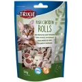 Ласощі Trixie для котів, рулети з куркою та мінтаєм, 50 г
