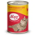 Консерва Мяу для котів, з куркою в ніжному соусі, 415 г