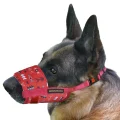 Намордник BronzeDog, для собак, нейлоновий, регульований, принт інки, 16-19 см