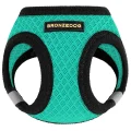 Шлея BronzeDog Mesh Vest для собак, сітчастий нейлон, ментоловий, 24-26 см
