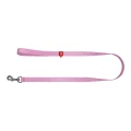 Повідець світловідбиваючий WAUDOG Re-cotton для собак, бавовна, L-XXL, 25 мм/200 см, рожевий