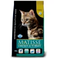 Сухий корм Farmina MATISSE CHICKEN & TURKEY для кішок, з куркою та індичкою, 400 г